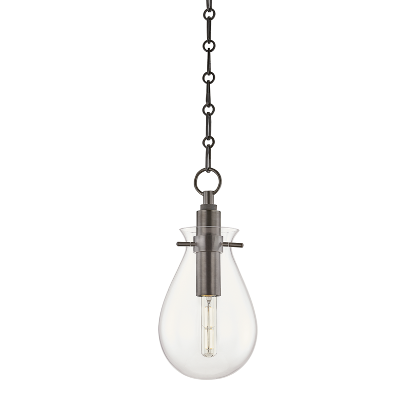 Hudson Valley 1 LIGHT SMALL PENDANT BKO101 Pendant Hudson Valley Lighting   