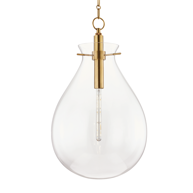 Hudson Valley 1 LIGHT LARGE PENDANT BKO103 Pendants Hudson Valley Lighting   