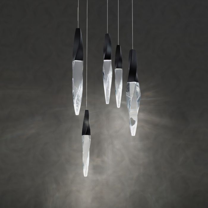 Schonbek Beyond Kindjal Chandelier Chandeliers Schonbek Beyond Black 3-Light 