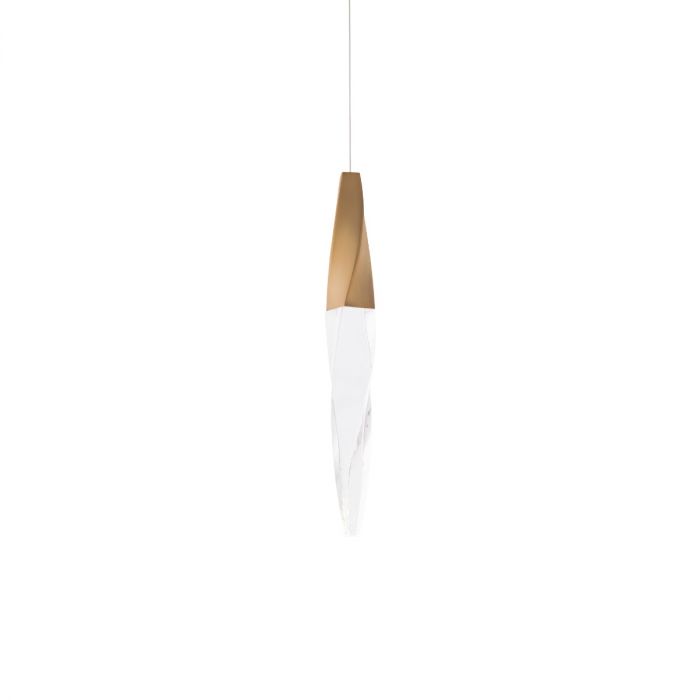 Schonbek Beyond Kindjal Mini Pendant Mini-Pendants Schonbek Beyond Aged Brass 3x3x18 