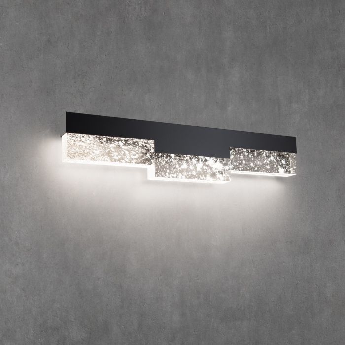 Schonbek Beyond Chandler Wall Sconce Bath Vanity Light Schonbek Beyond Black  