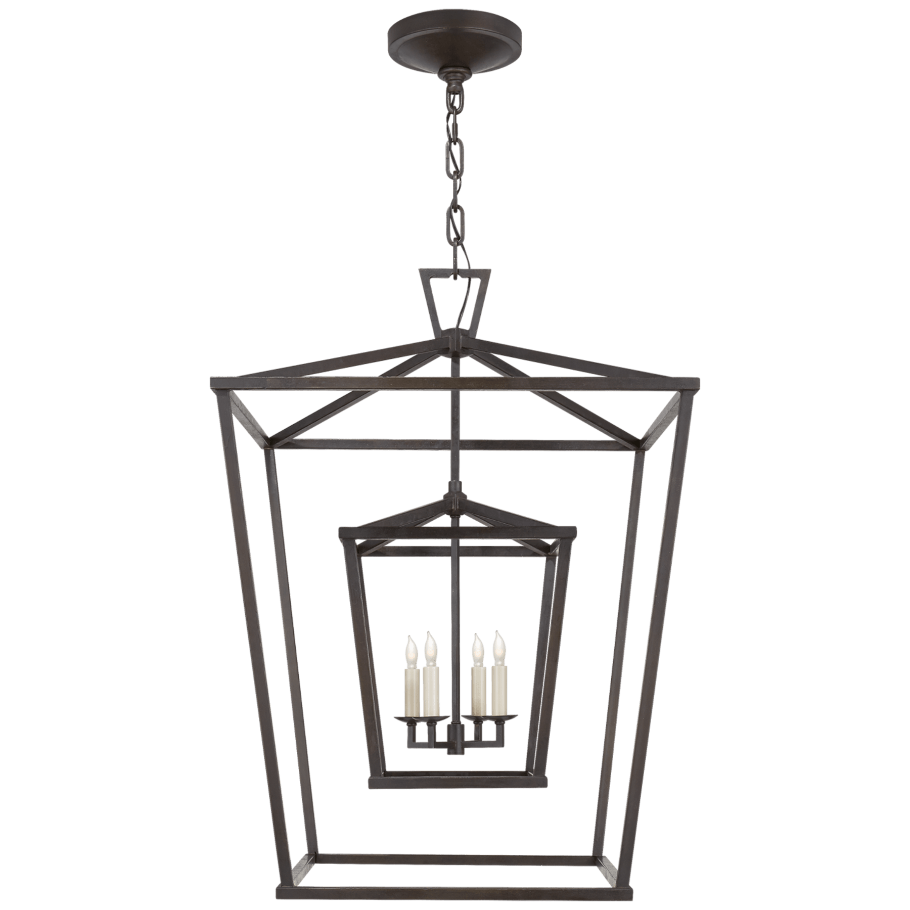 Visual Comfort Darlana Large Double Cage Lantern