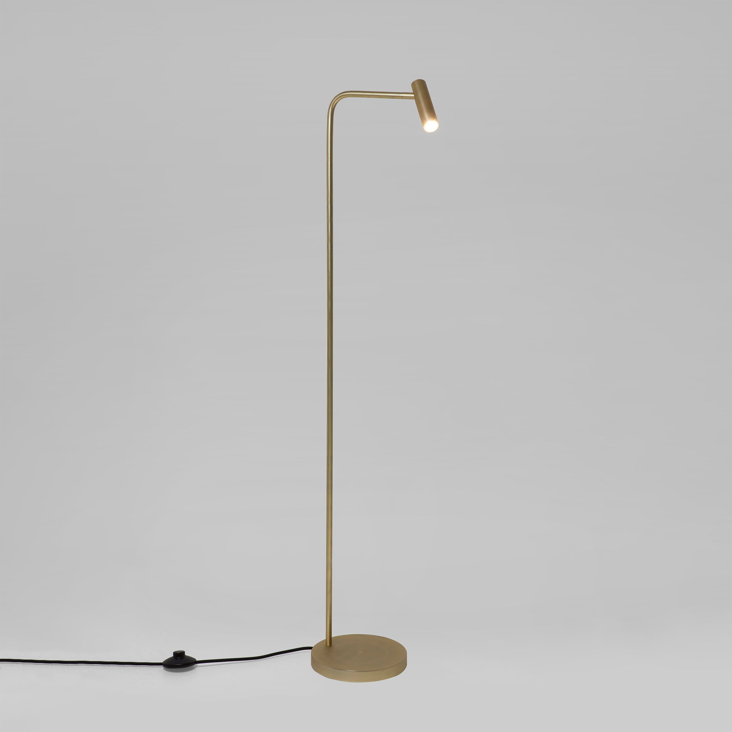 Astro Lighting Enna Floor Floor Lamps Astro Lighting 9.49x7.87x46.85 Matt Gold Yes (Integral), High Power LED