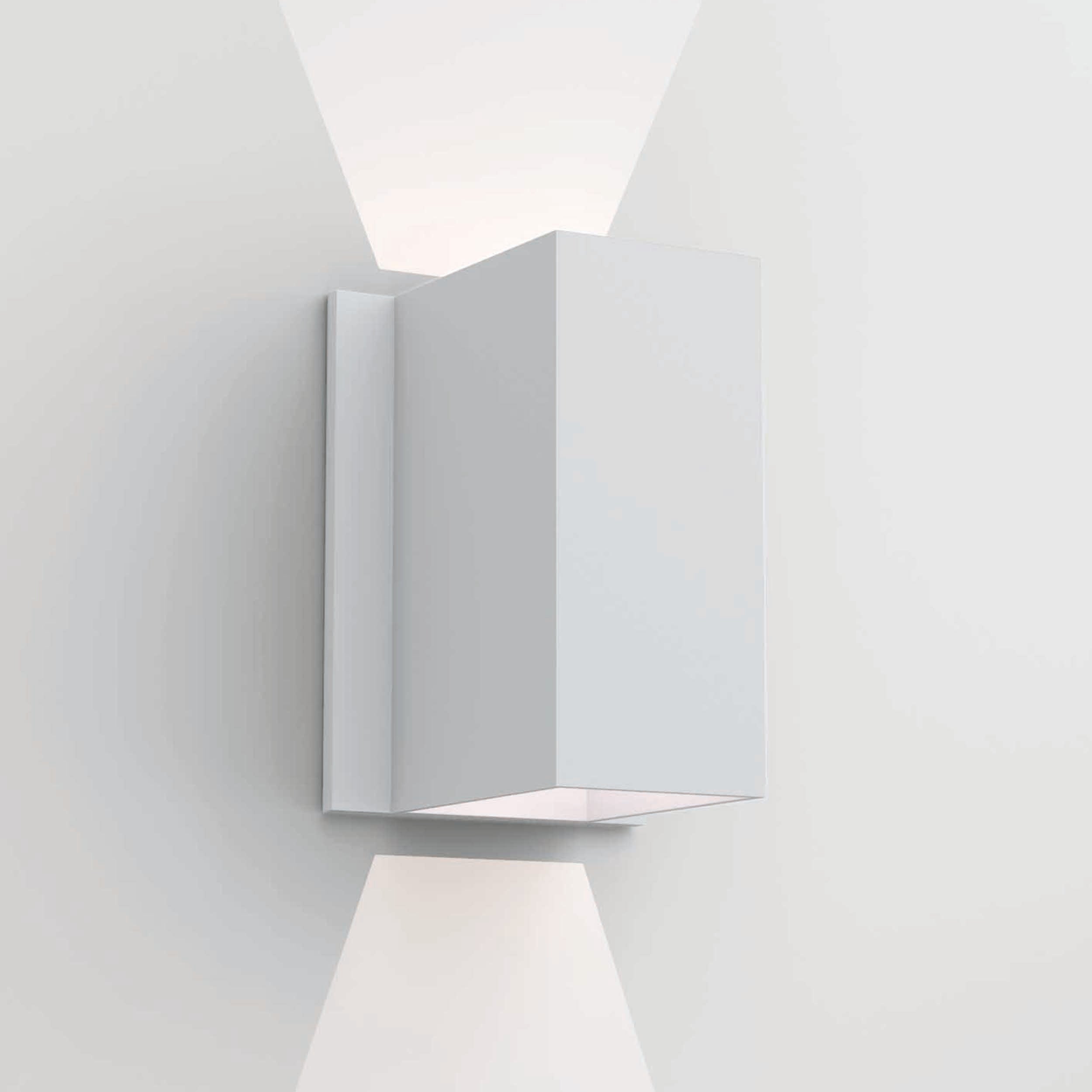 Astro Lighting Oslo Wall Sconces Astro Lighting 4.17x4.33x6.3 Textured White Yes (Integral), High Power LED