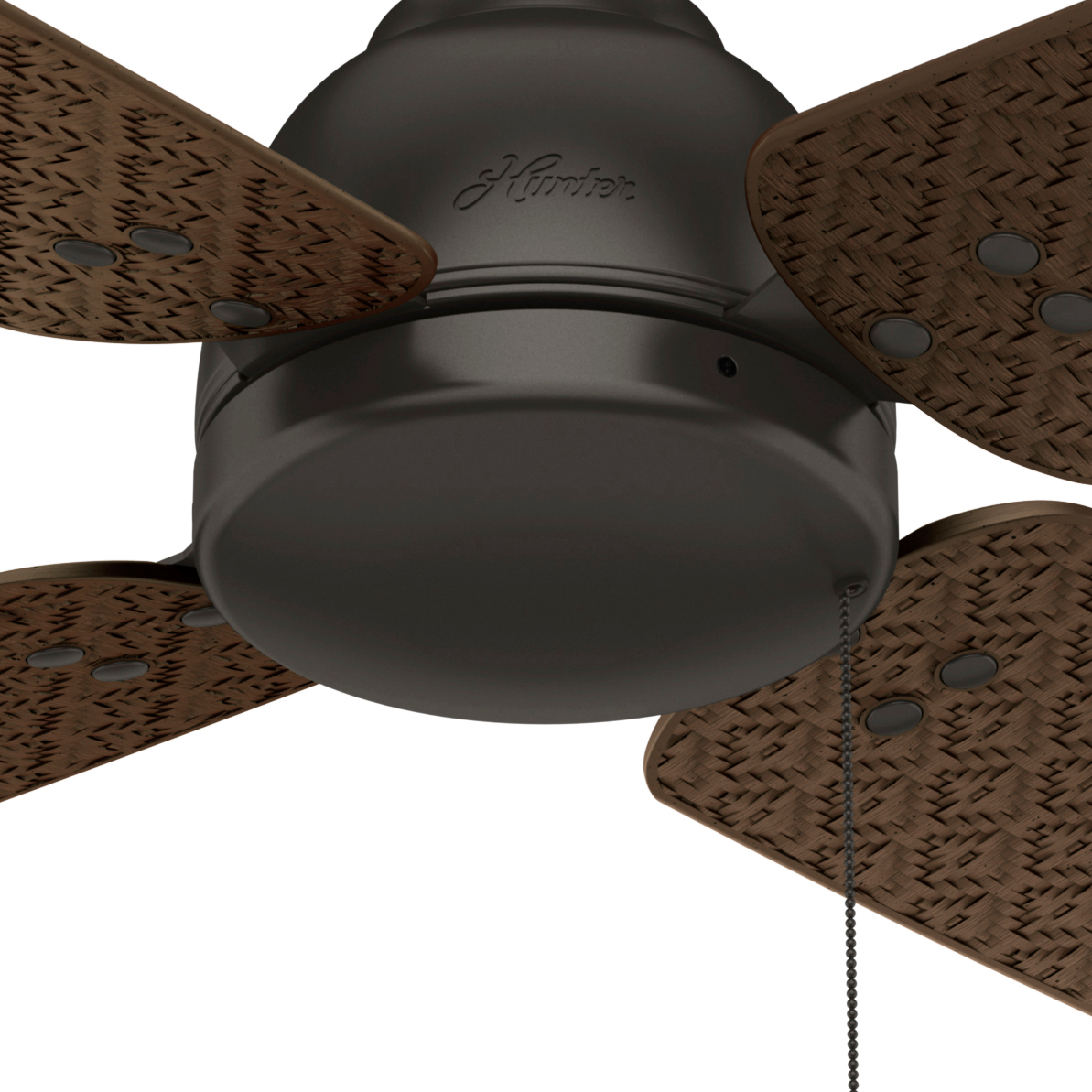 Hunter 52 inch Sunnyvale Damp Rated Ceiling Fan and Pull Chain