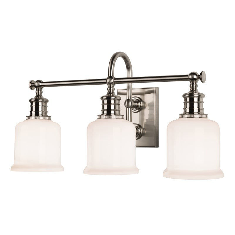 Keswick - 3 LIGHT BATH BRACKET Vanity Lights Hudson Valley Lighting Satin Nickel  