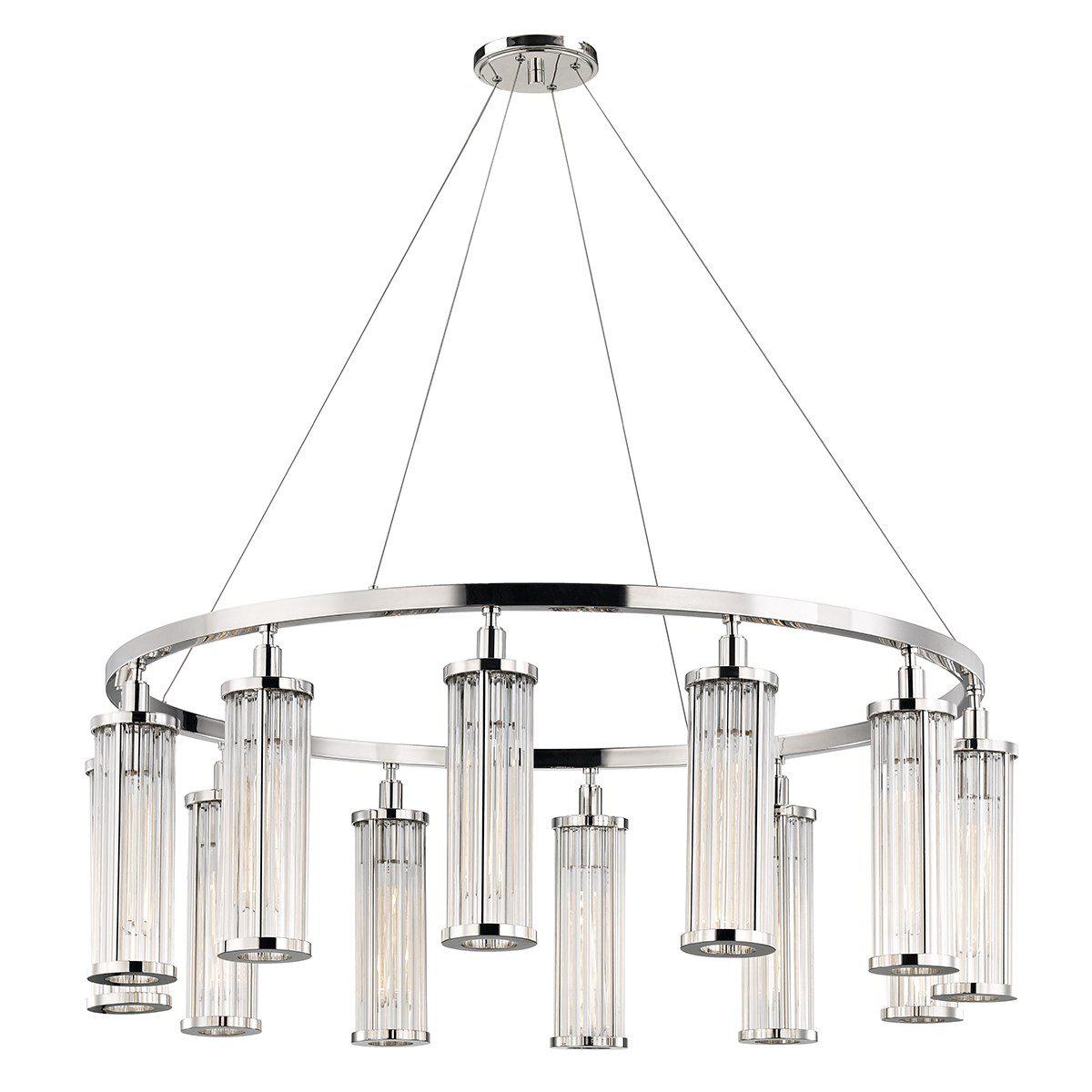 MARLEY - 12 LIGHT PENDANT Chandeliers Hudson Valley Lighting Polished Nickel  