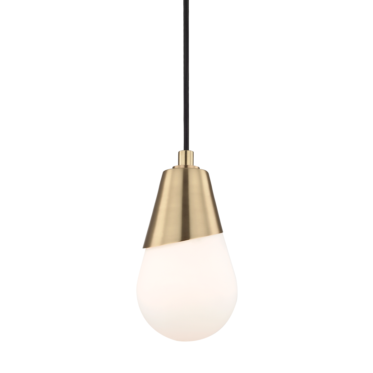 Hudson Valley Lighting Cora 1 Light Pendant H101701 Mini Pendant Mitzi Aged Brass  