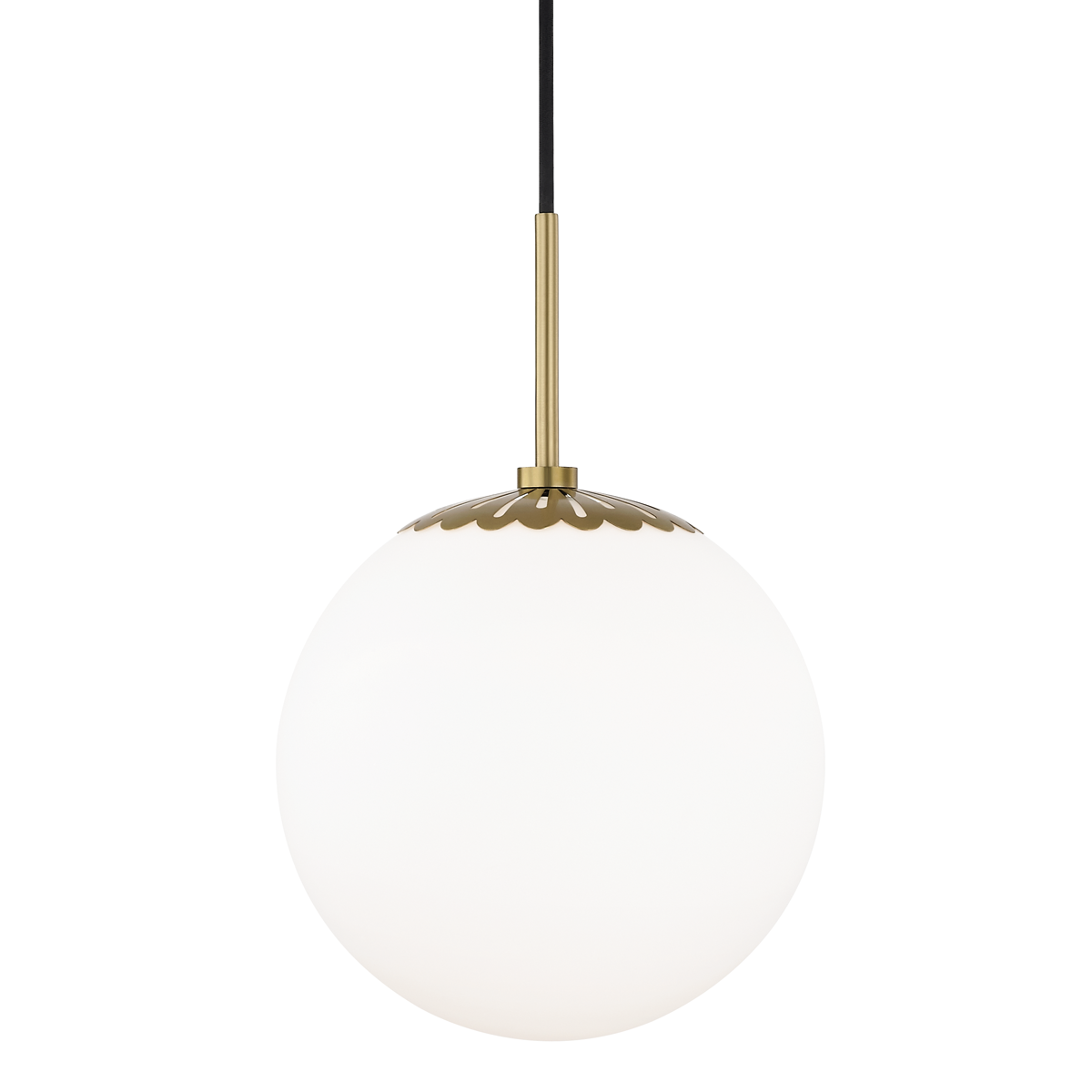 Hudson Valley Lighting Paige 1 Light Large Pendant H193701L Mini Pendant Mitzi Aged Brass  