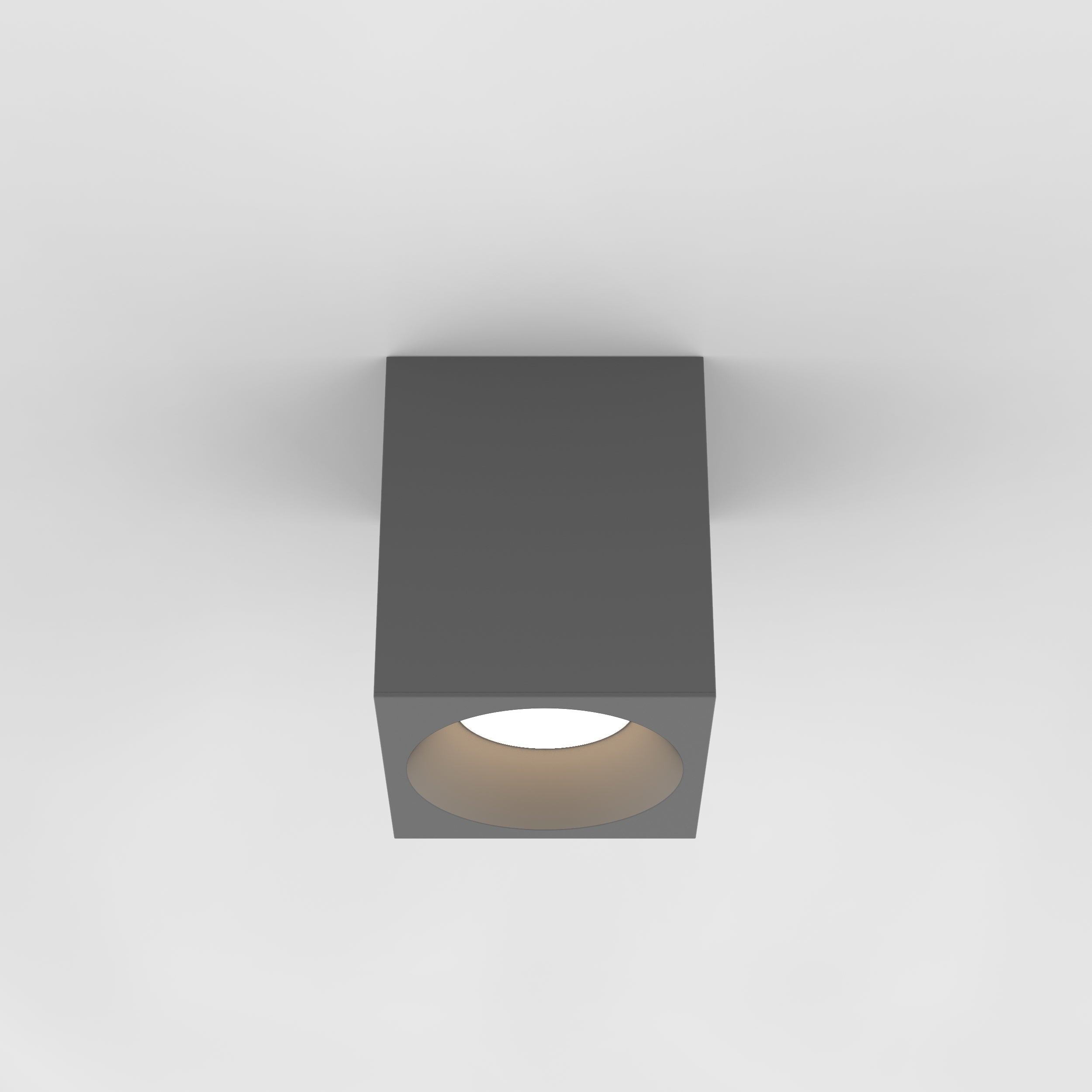 Astro Lighting Kos Square Recessed Lighting Astro Lighting 4.53x4.53x5.59 Textured Grey Yes (Integral), AC LED Module