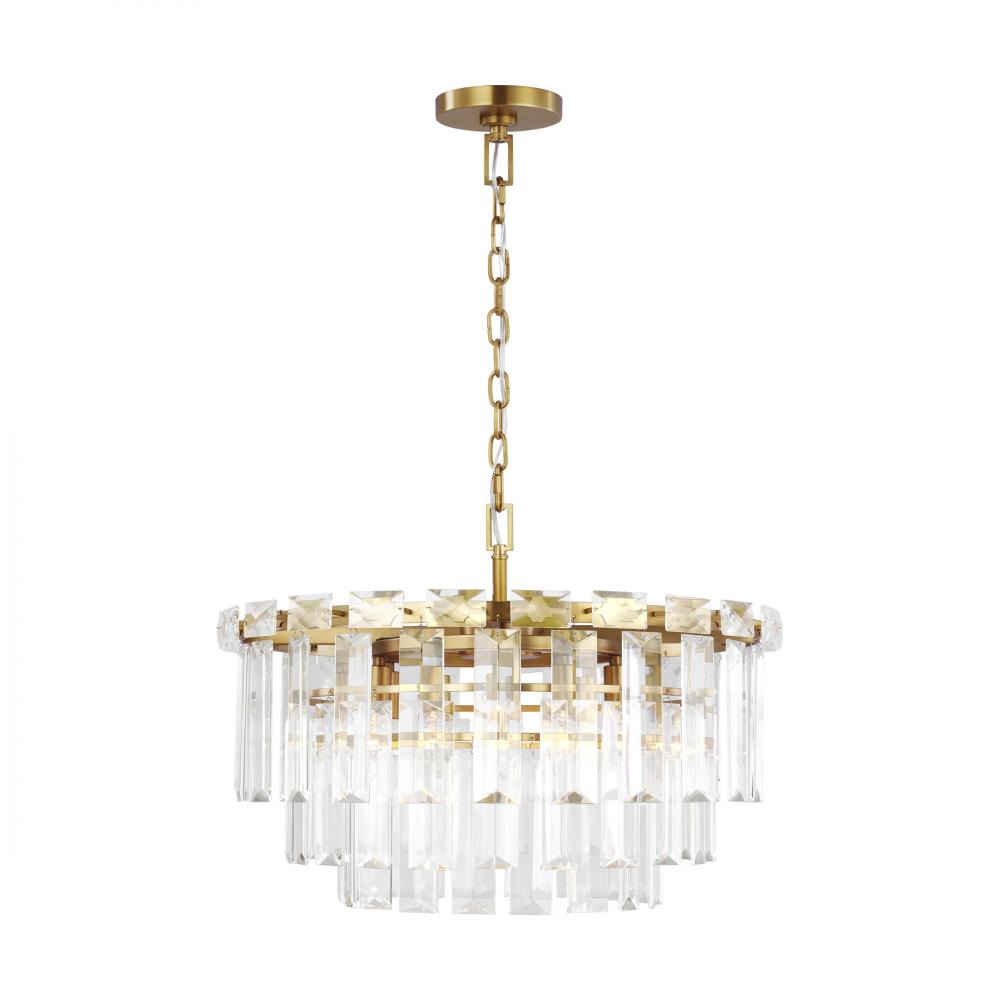 Generation Lighting 10 - Light Small Chandelier CC12610BBS