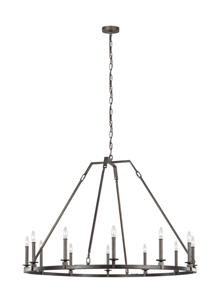 Generation Lighting - Feiss 12 - Light Chandelier F3216/12SMS Chandeliers Generation Lighting Steel  