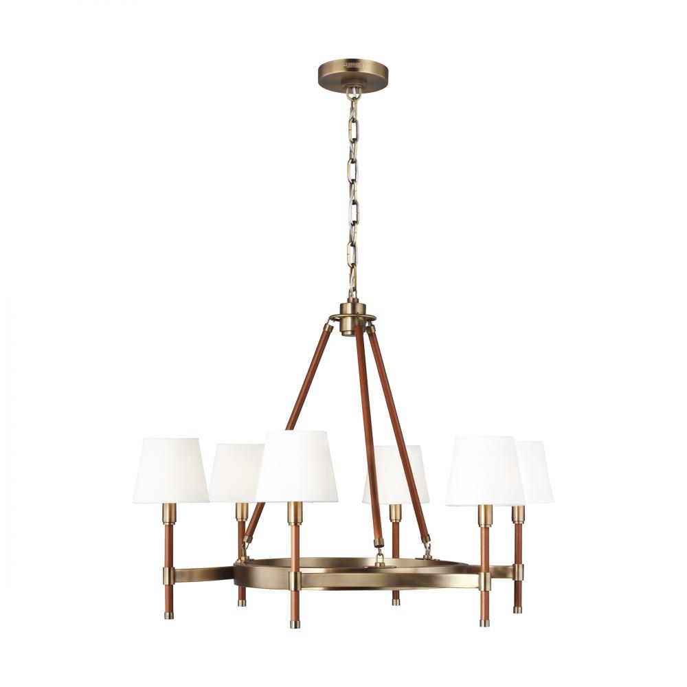 Generation Lighting 6 - Light Chandelier LC1006TWB