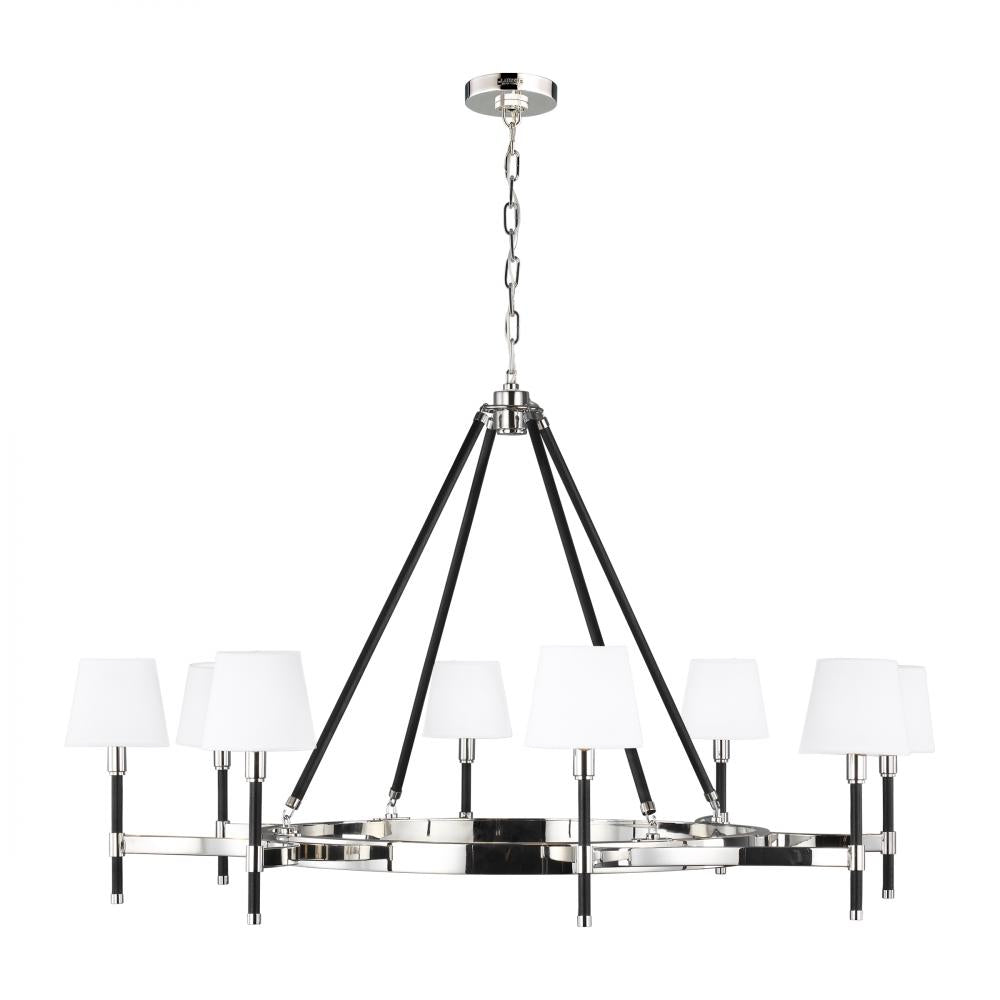 Generation Lighting 8 - Light Chandelier LC1018PN