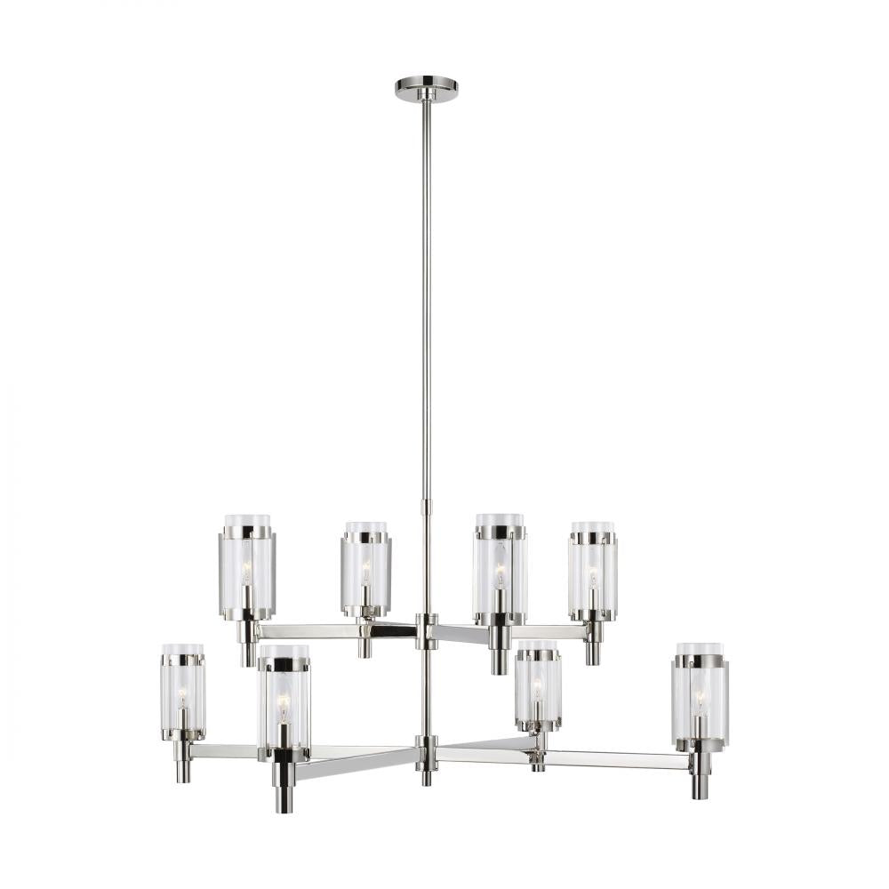 Generation Lighting 8 - Light Chandelier LC1038PN