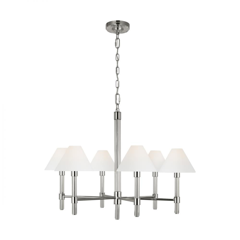 Generation Lighting 6 - Light Chandelier LC1076PN