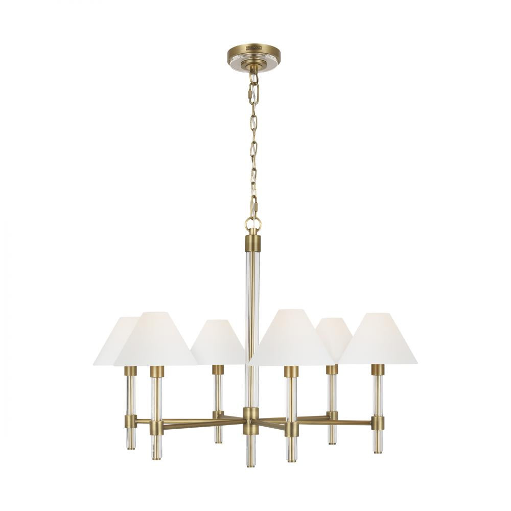 Generation Lighting 6 - Light Chandelier LC1076TWB