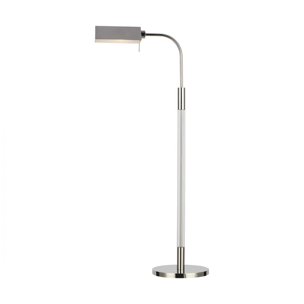 Generation Lighting  1 - Light Task Floor Lamp LT1061PN1 Lamp Generation Lighting Nickel  