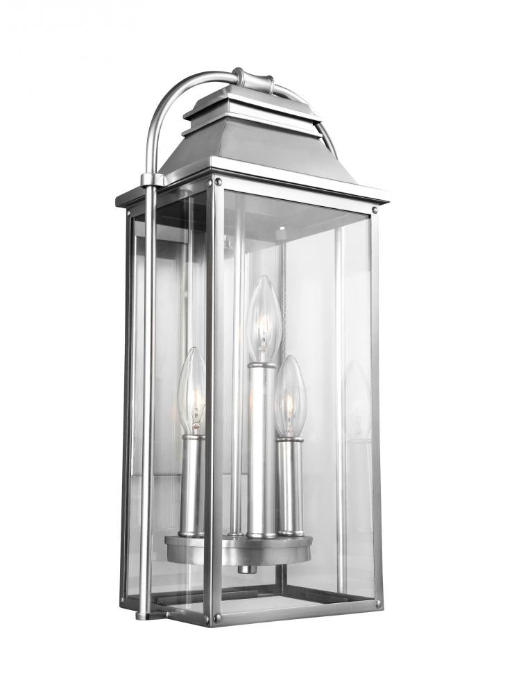 Generation Lighting - Feiss 3 - Light Outdoor Wall Lantern OL13200 Outdoor | Wall Lantern Generation Lighting Steel  