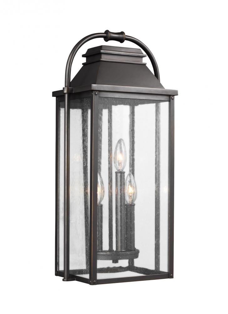 Generation Lighting - Feiss 3 - Light Outdoor Wall Lantern OL13201 Outdoor | Wall Lantern Generation Lighting Bronze  