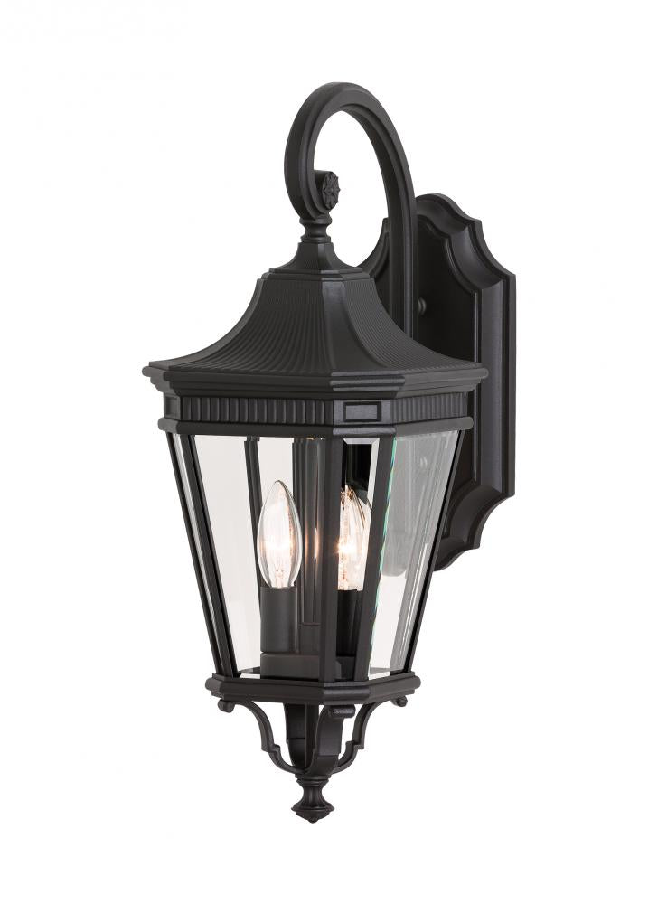 Generation Lighting - Feiss 2 - Light Wall Lantern OL5401 Outdoor | Wall Lantern Generation Lighting Black  