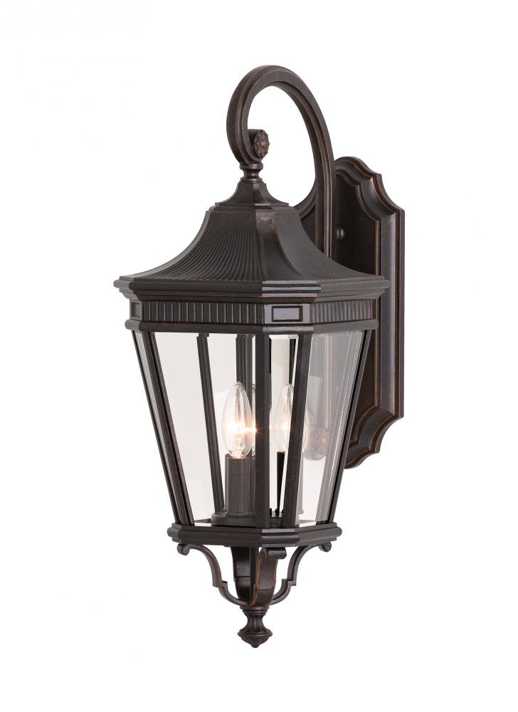 Generation Lighting - Feiss 3 - Light Wall Lantern OL5402 Outdoor | Wall Lantern Generation Lighting Bronze  