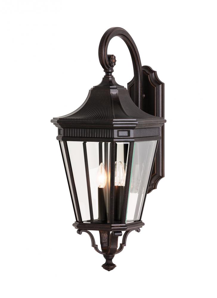 Generation Lighting - Feiss 3 - Light Wall Lantern OL5404 Outdoor | Wall Lantern Generation Lighting Bronze  