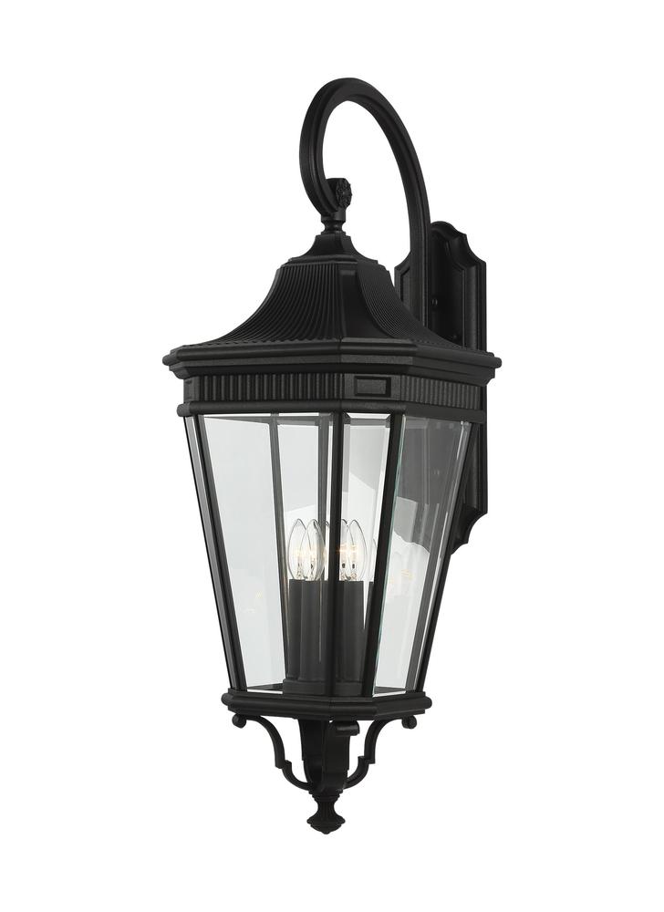 Generation Lighting - Feiss 4 - Light Wall Lantern OL5405 Outdoor | Wall Lantern Generation Lighting Black  