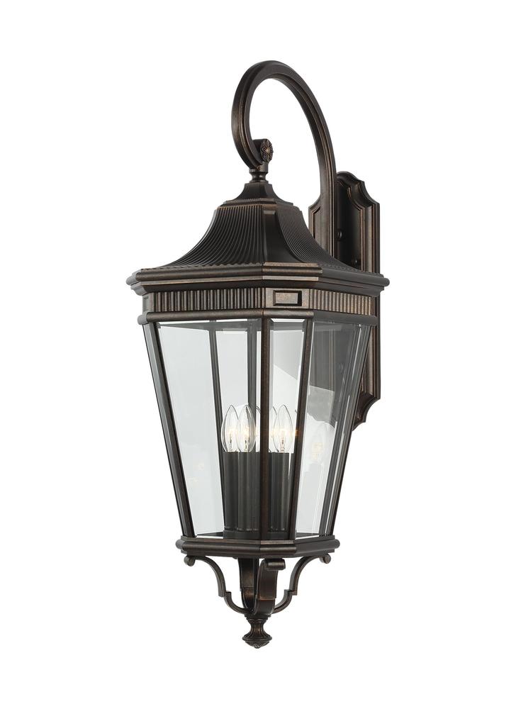 Generation Lighting - Feiss 4 - Light Wall Lantern OL5405 Outdoor | Wall Lantern Generation Lighting Bronze  