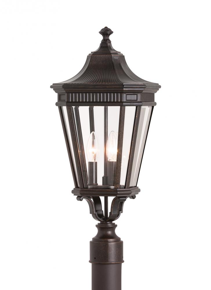 Generation Lighting - Feiss 3 - Light Post OL5407 Outdoor l Post/Pier Mounts Generation Lighting Bronze  