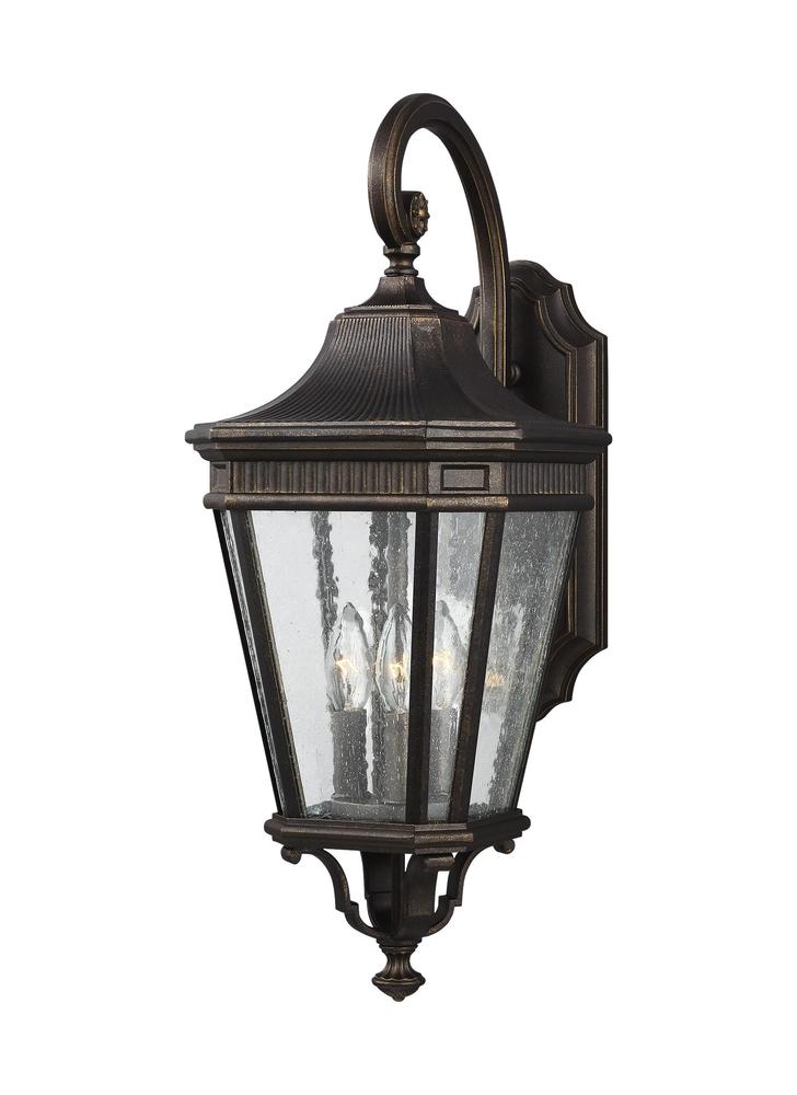 Generation Lighting - Feiss 3 - Light Wall Lantern OL5422 Outdoor | Wall Lantern Generation Lighting Bronze  