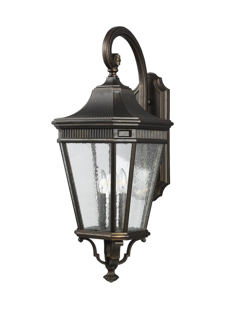 Generation Lighting - Feiss 3 - Light Wall Lantern OL5424 Outdoor | Wall Lantern Generation Lighting Bronze  