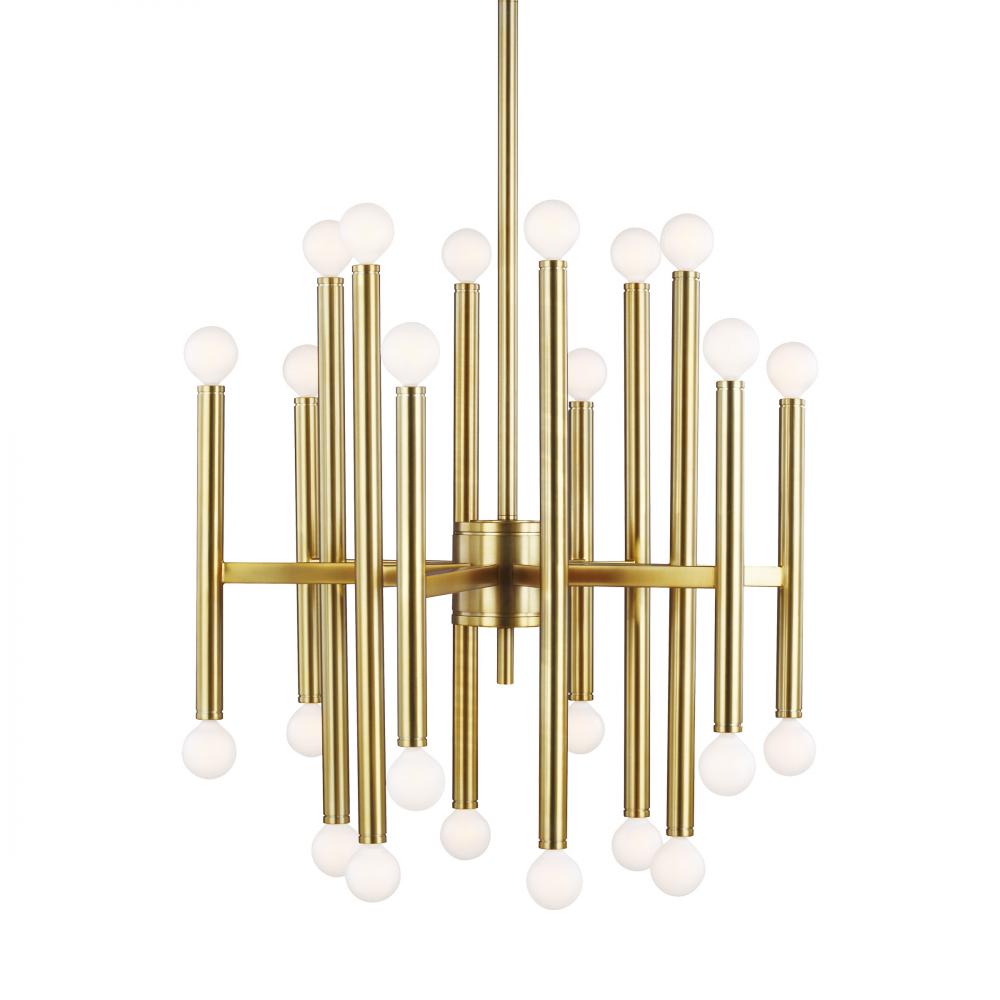 Generation Lighting 24 - Light Chandelier TC10524BBS