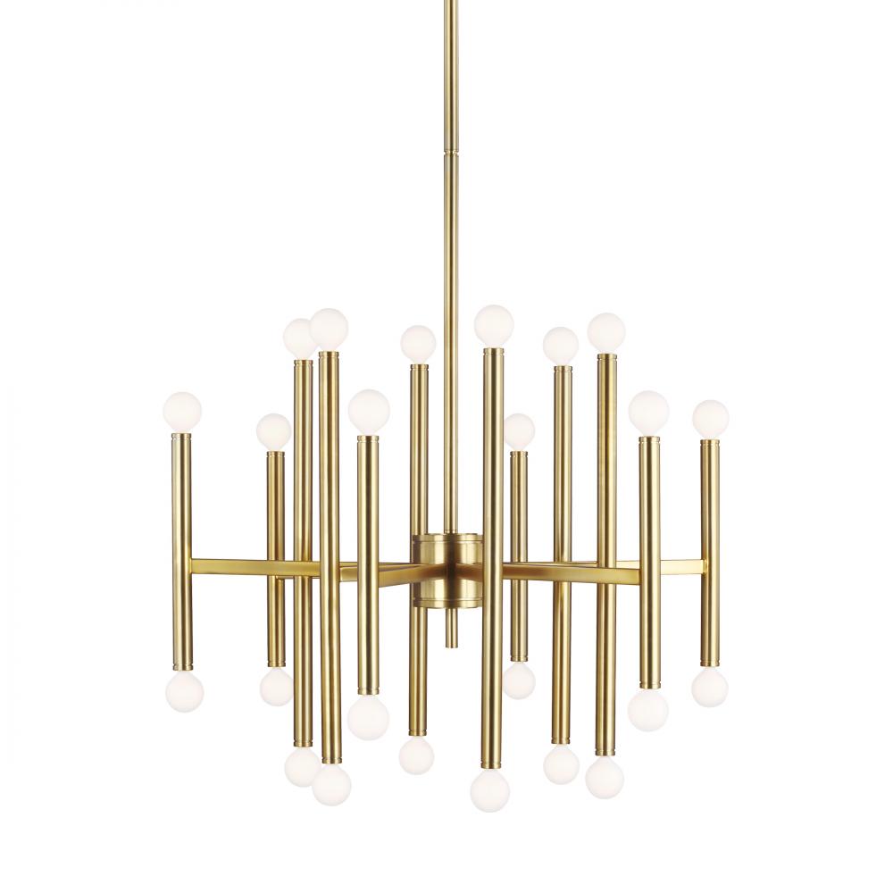 Generation Lighting 24 - Light Chandelier TC10624BBS