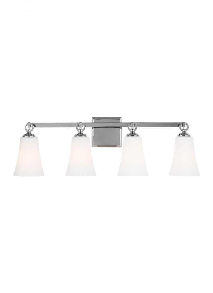 Generation Lighting - Feiss 4 - Light Vanity VS23704CH Wall Light Fixtures Generation Lighting Chrome  