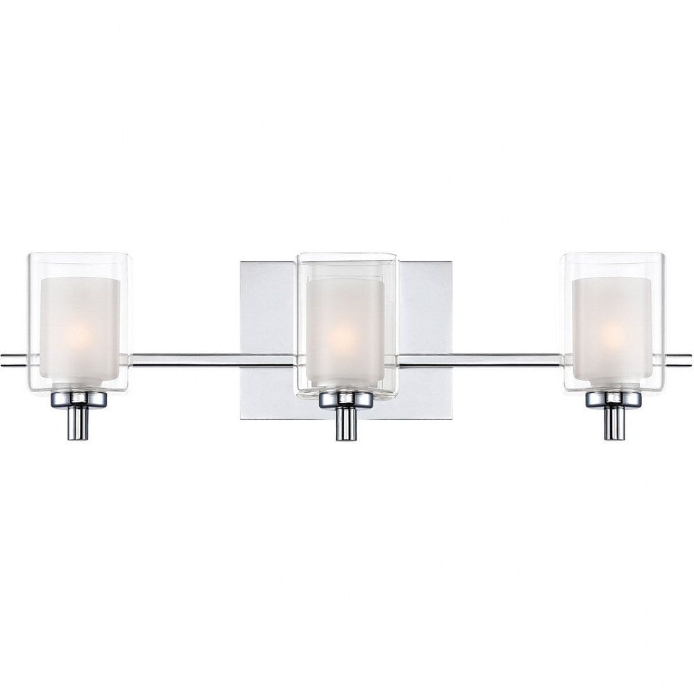 Quoizel Kolt Led Bath Light Vanity Lights Quoizel Polished Chrome  