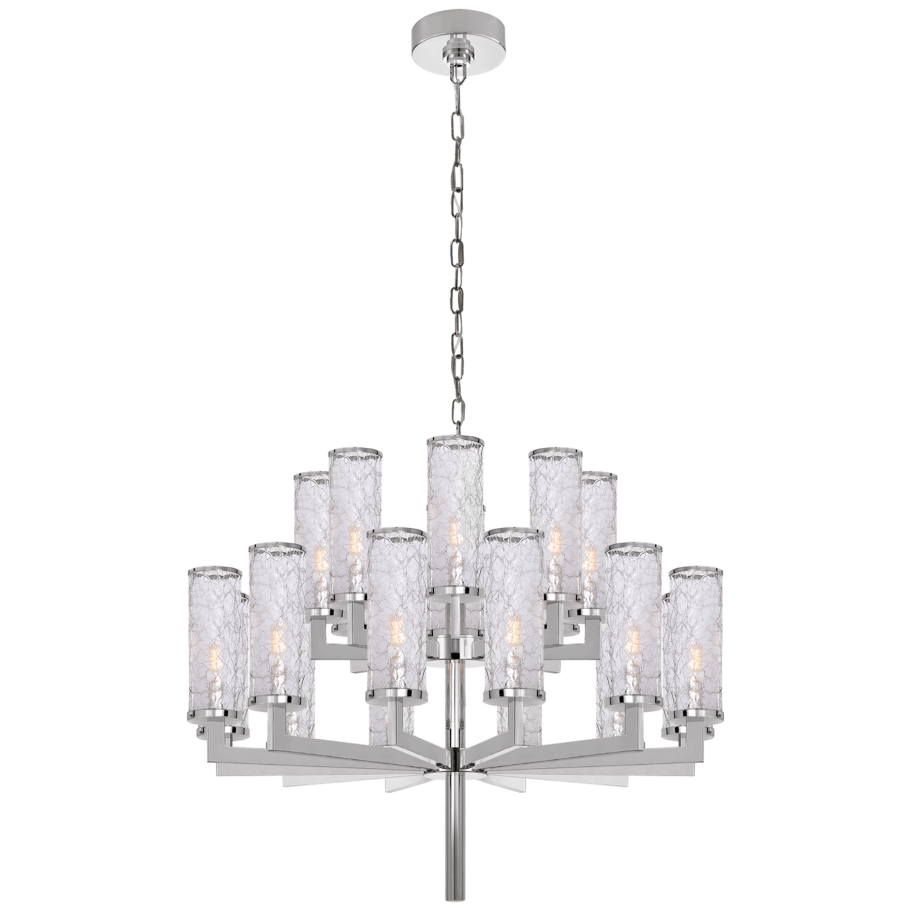 Visual Comfort Liaison Double Tier Chandelier