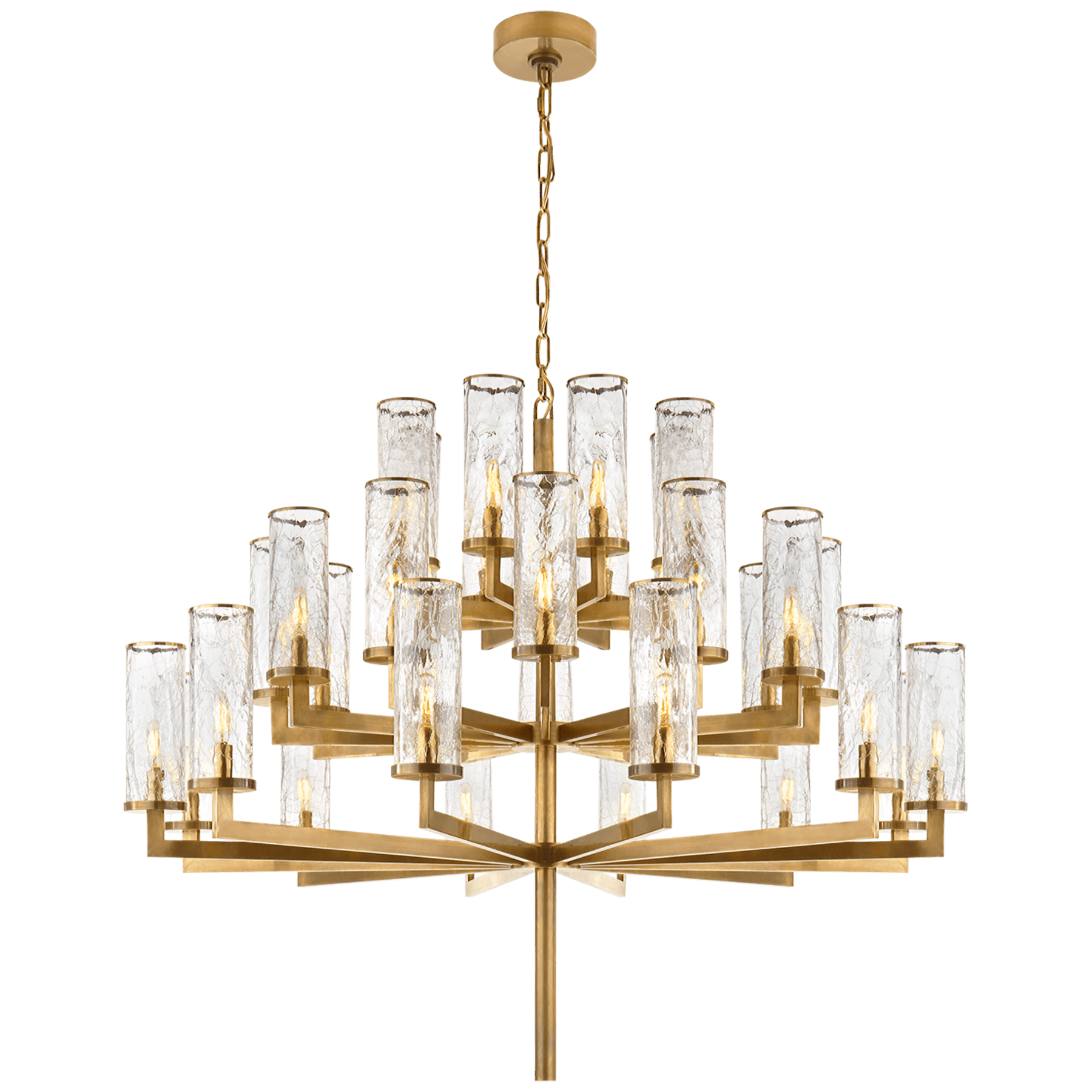 Visual Comfort Liaison Triple Tier Chandelier