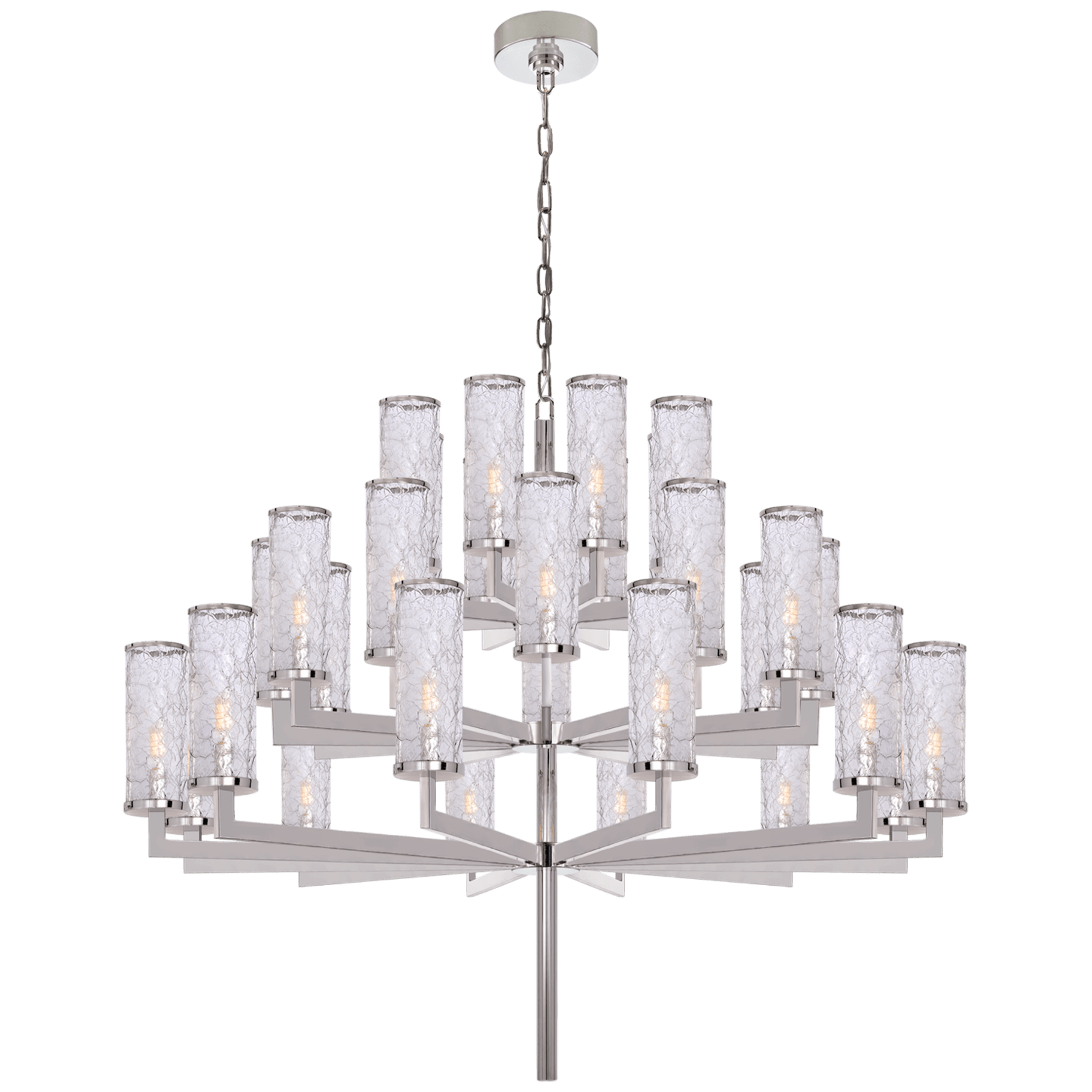 Visual Comfort Liaison Triple Tier Chandelier