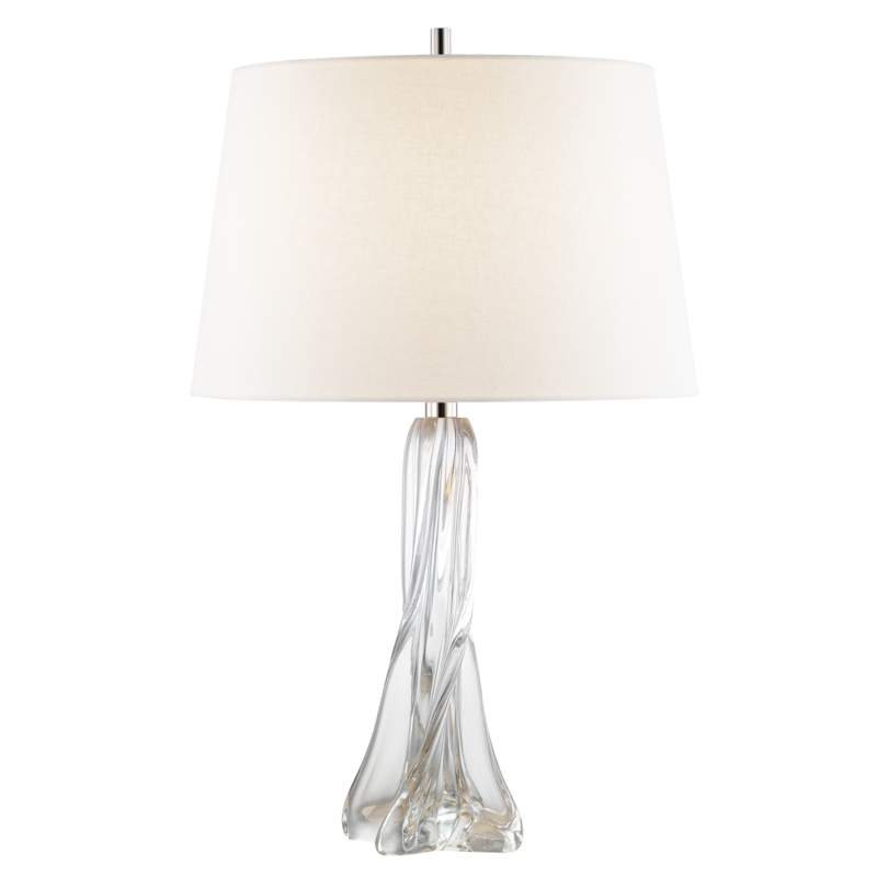 Hudson Valley 1 LIGHT LARGE TABLE LAMP L1029 Lamp Hudson Valley Lighting Nickel  