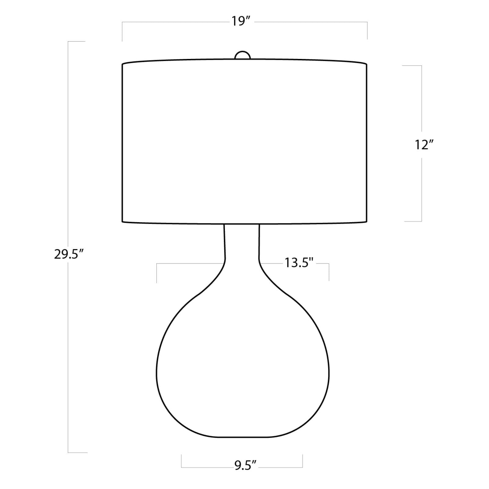 Regina Andrew King Nine Table Lamp