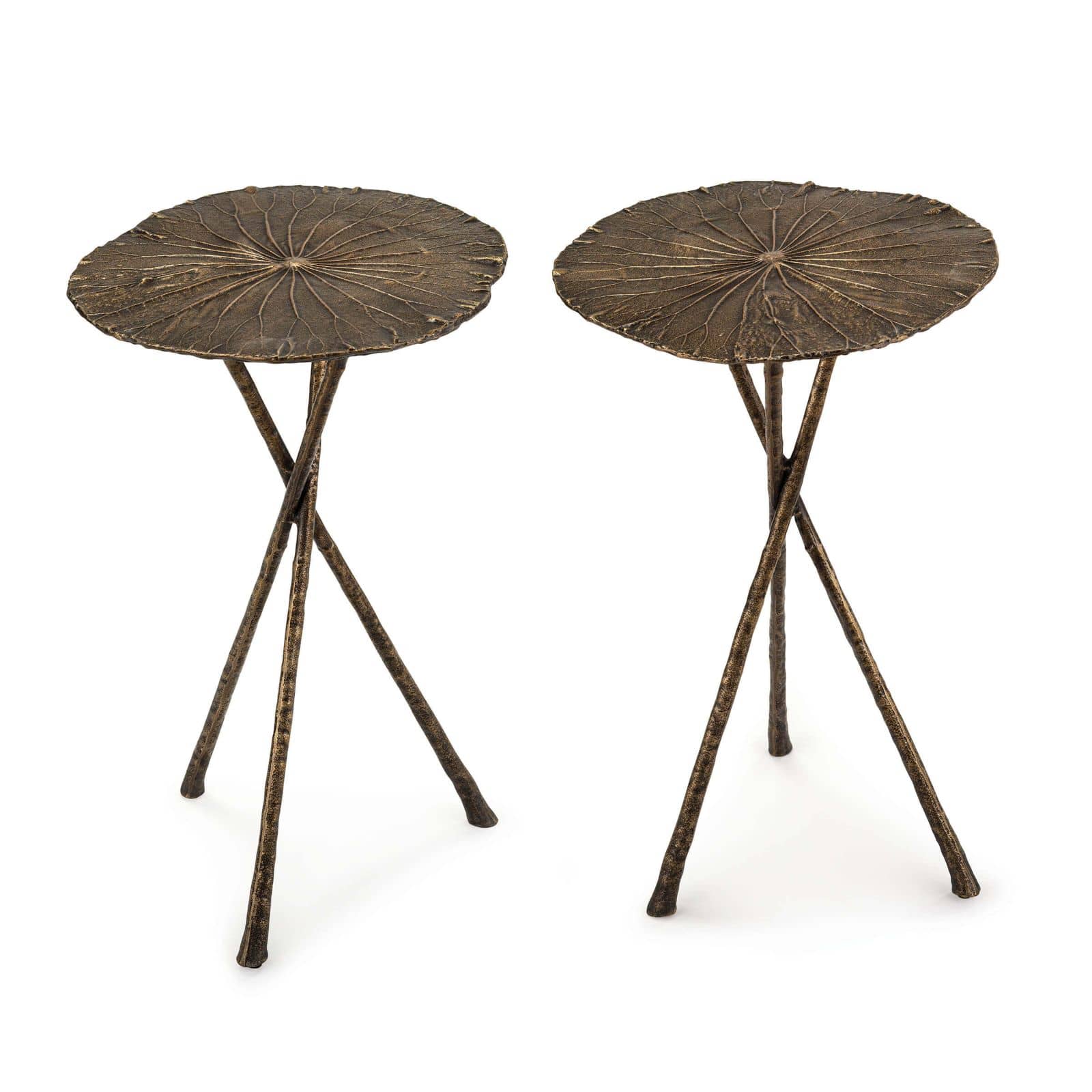 Regina Andrew  Lotus Table Small Décor/Home Accent Regina Andrew Brass  