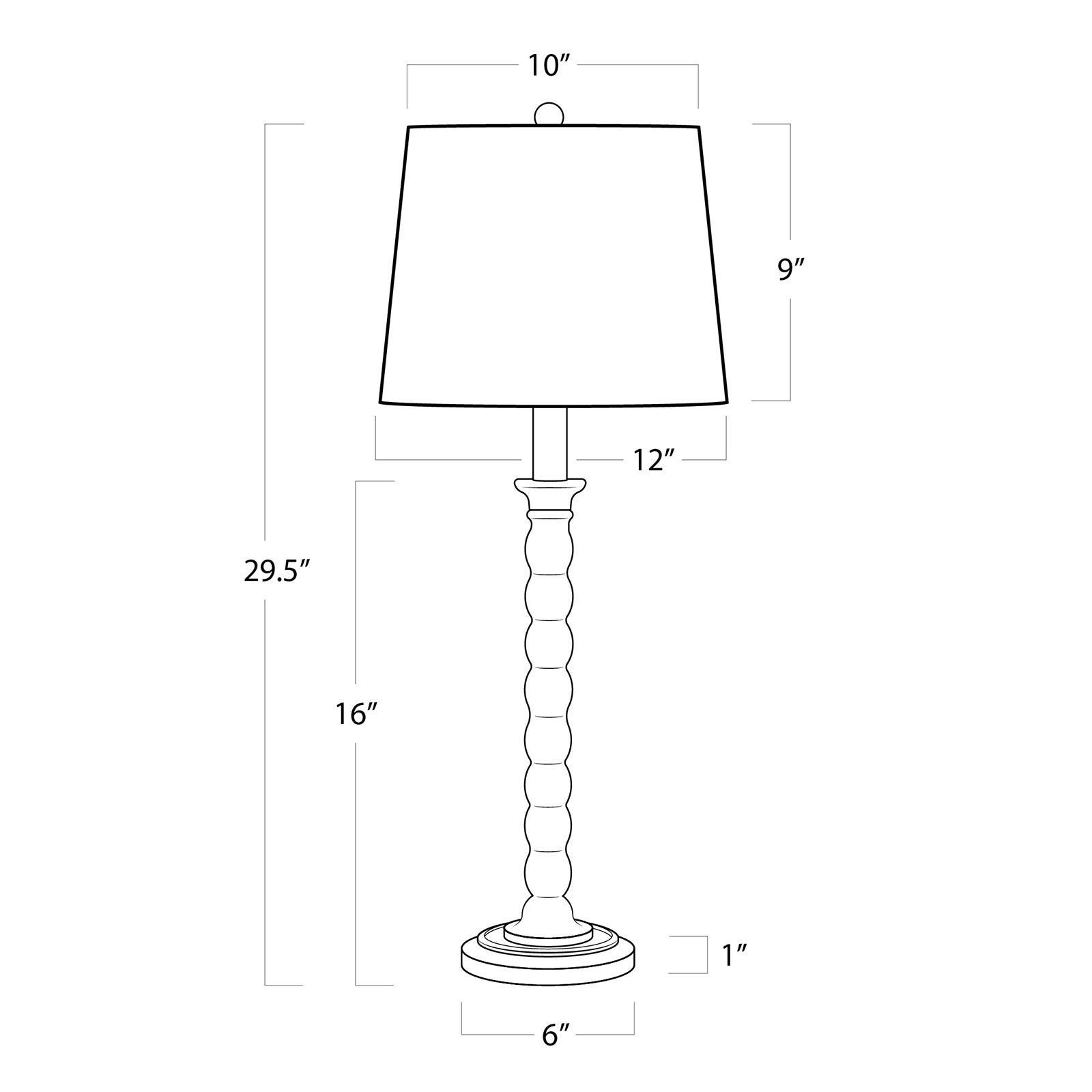 Regina Andrew  Perennial Buffet Lamp Table Lamps Regina Andrew   