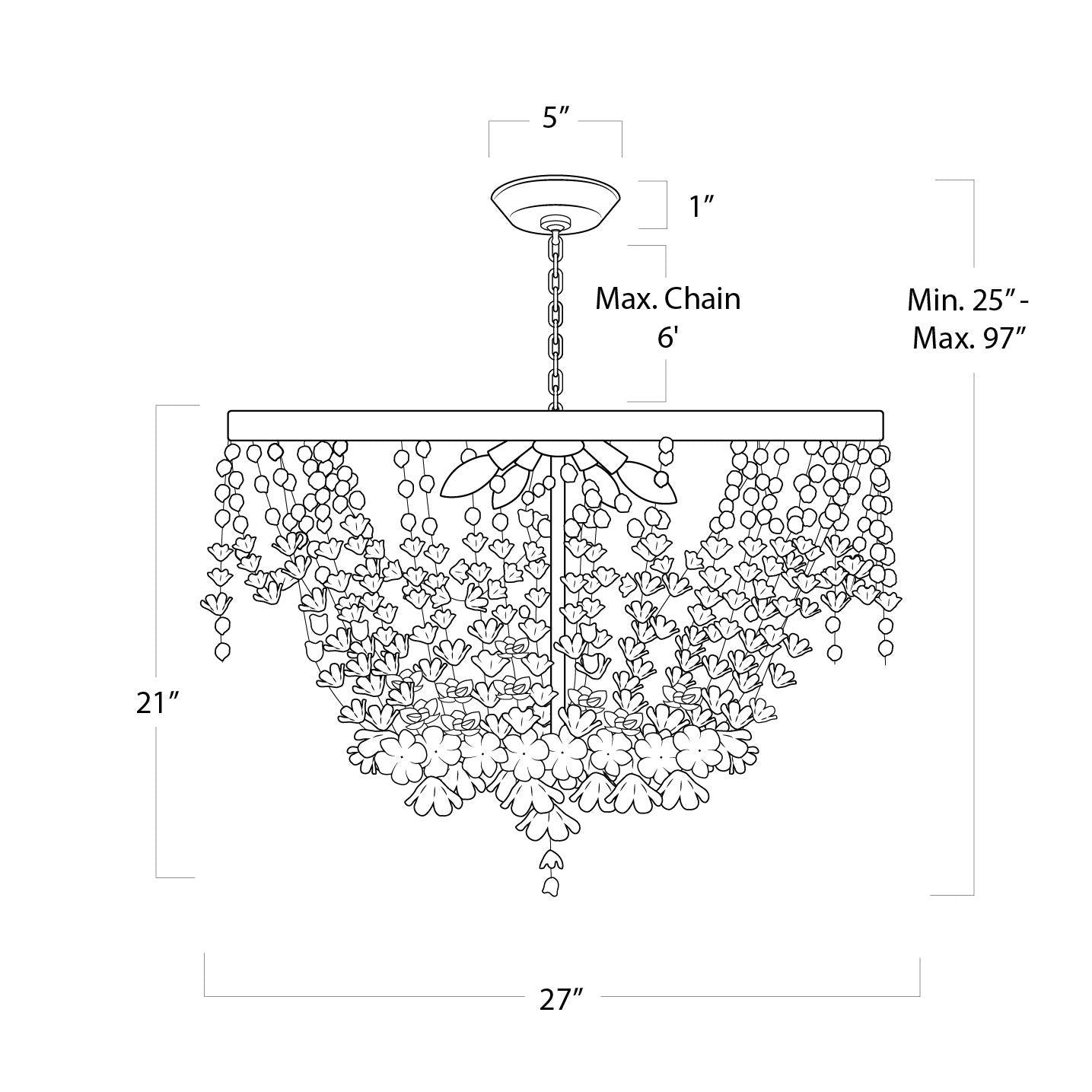 Regina Andrew Vanessa Basin Chandelier