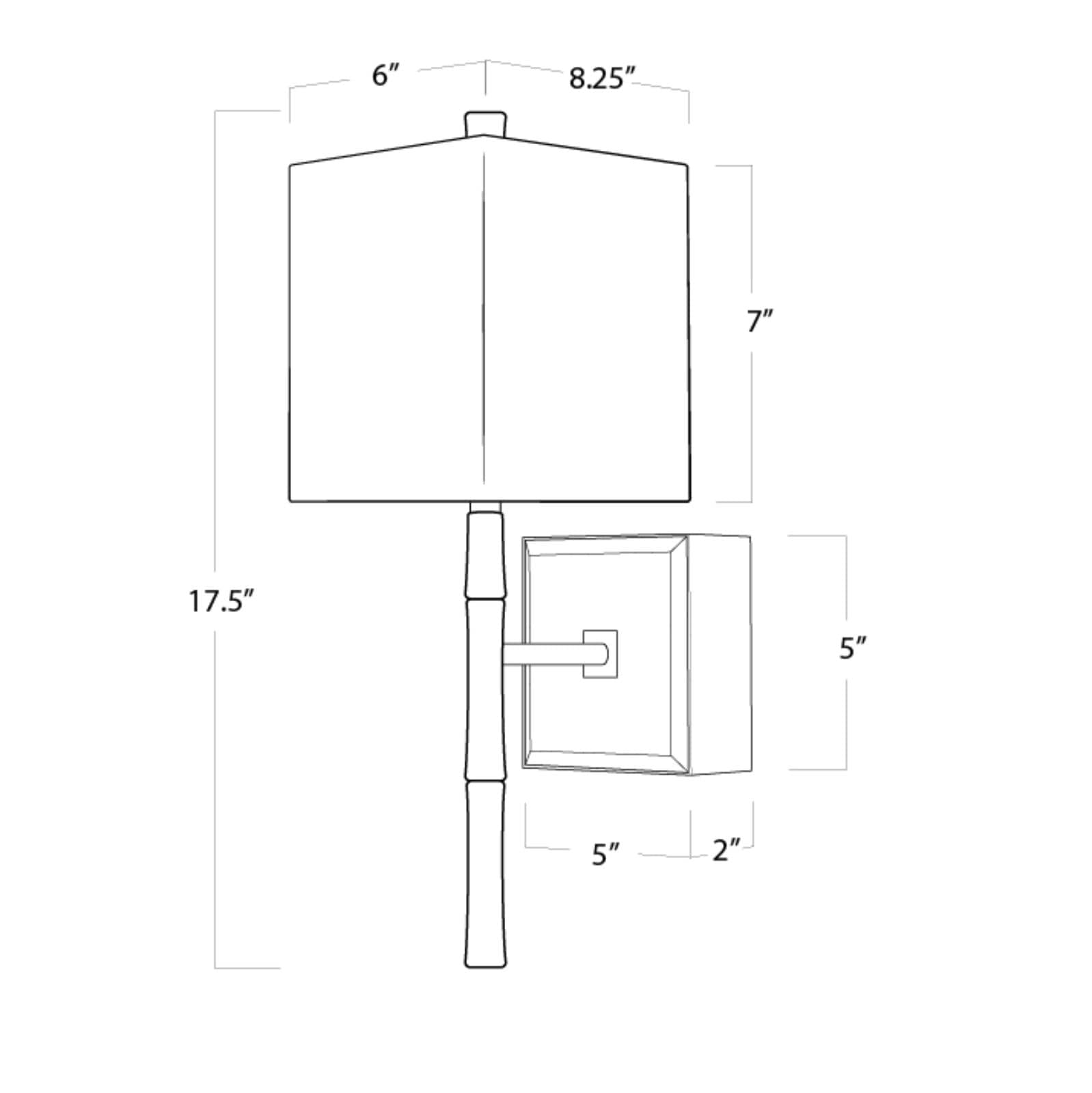 Regina Andrew  Sarina Sconce Wall Sconces Regina Andrew   