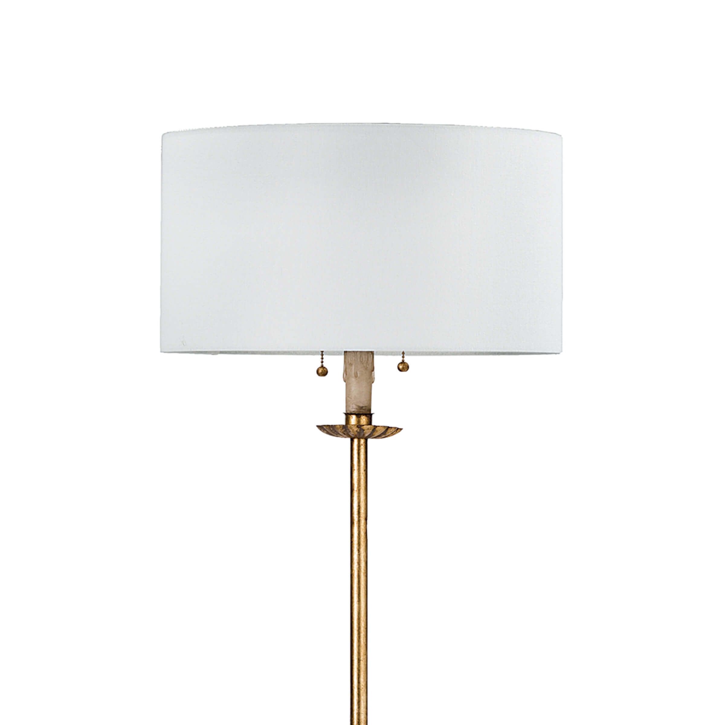 Regina Andrew Clove Stem Floor Lamp (Antique Gold Leaf)