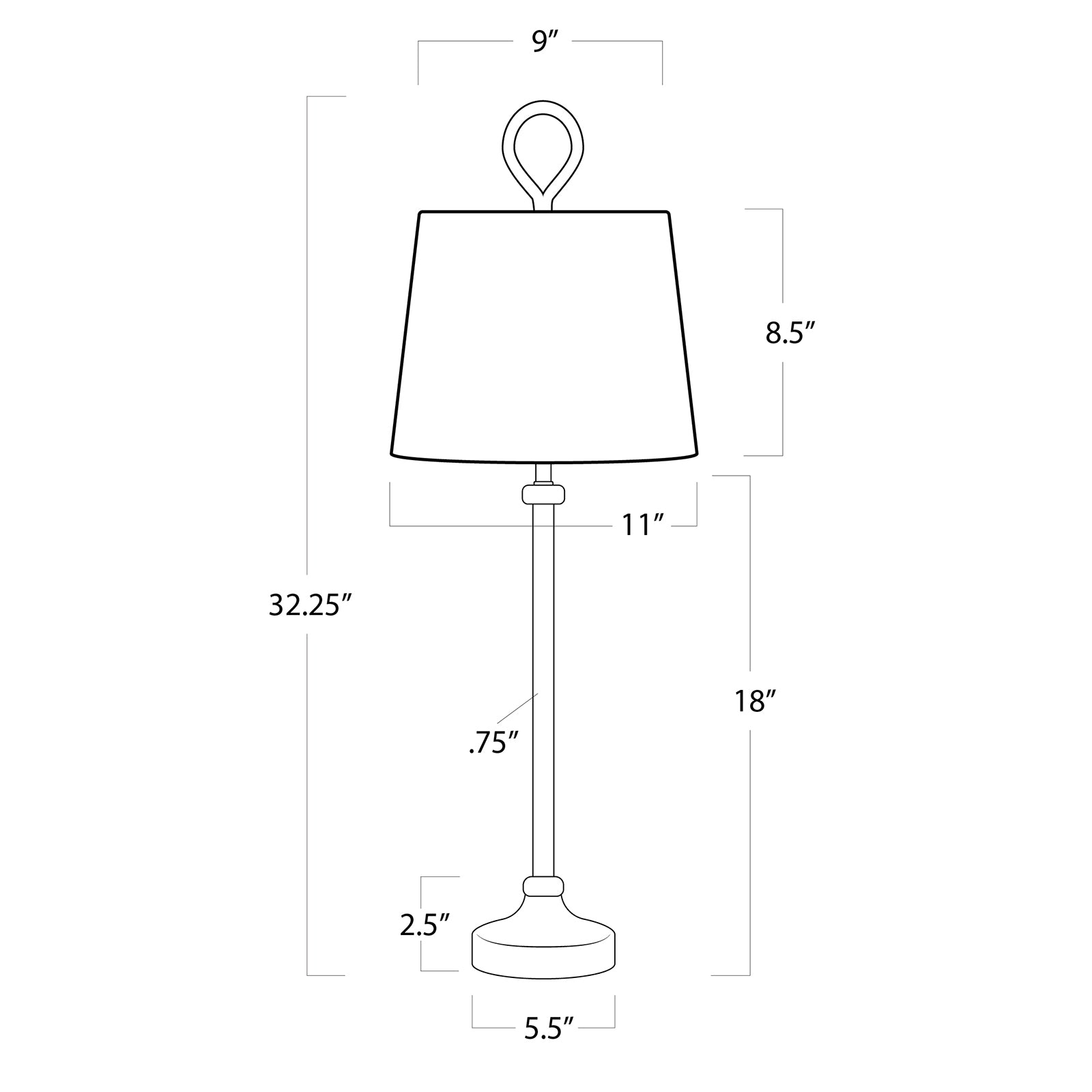 Regina Andrew Bimini Buffet Lamp