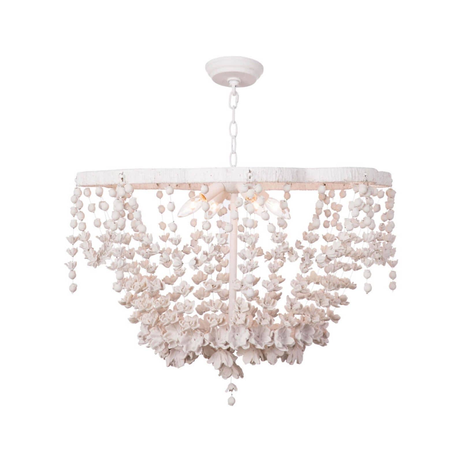 Regina Andrew  Vanessa Basin Chandelier Chandeliers Regina Andrew White  