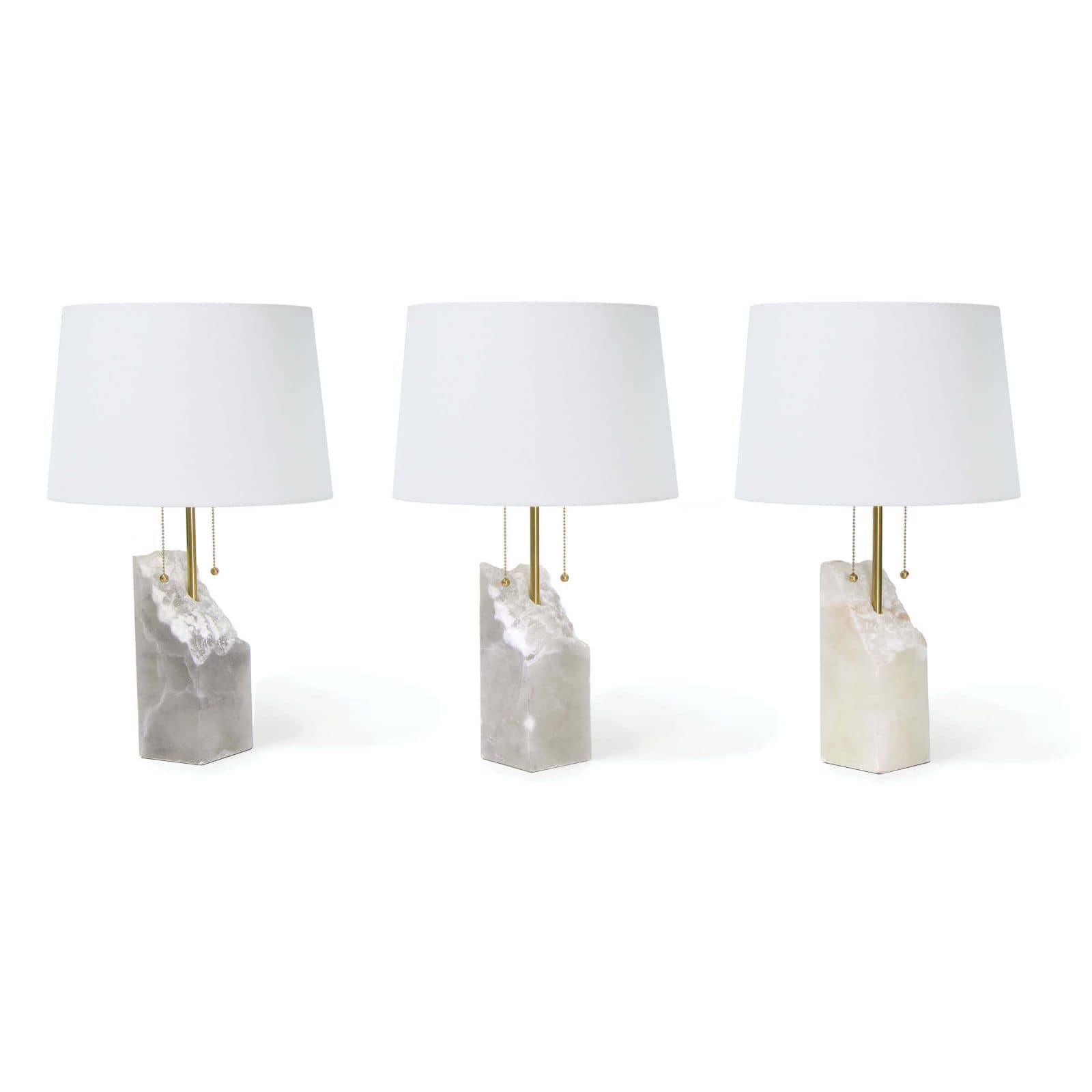 Regina Andrew Square Raw Alabaster Table Lamp