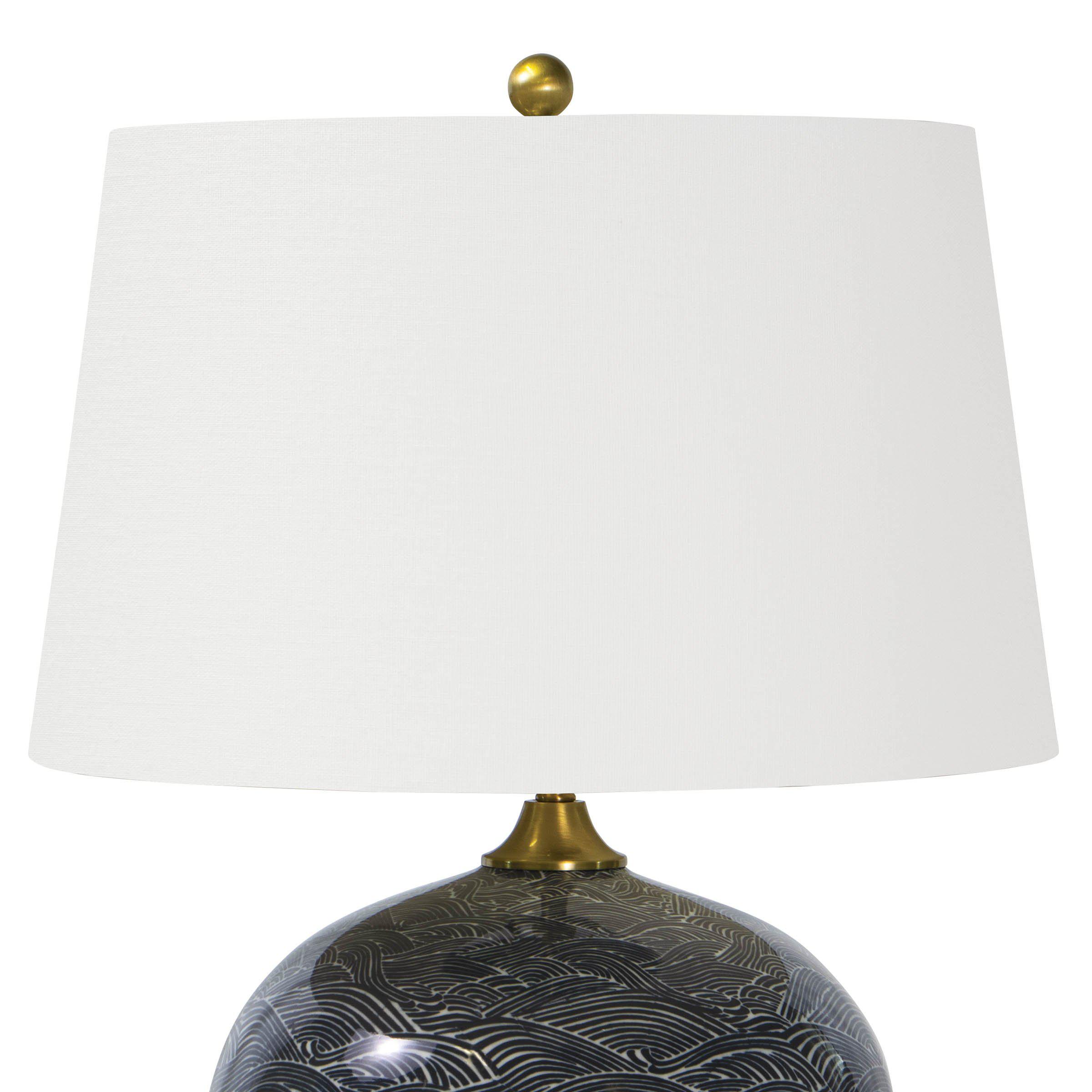 Regina Andrew Harbor Ceramic Table Lamp (Black)